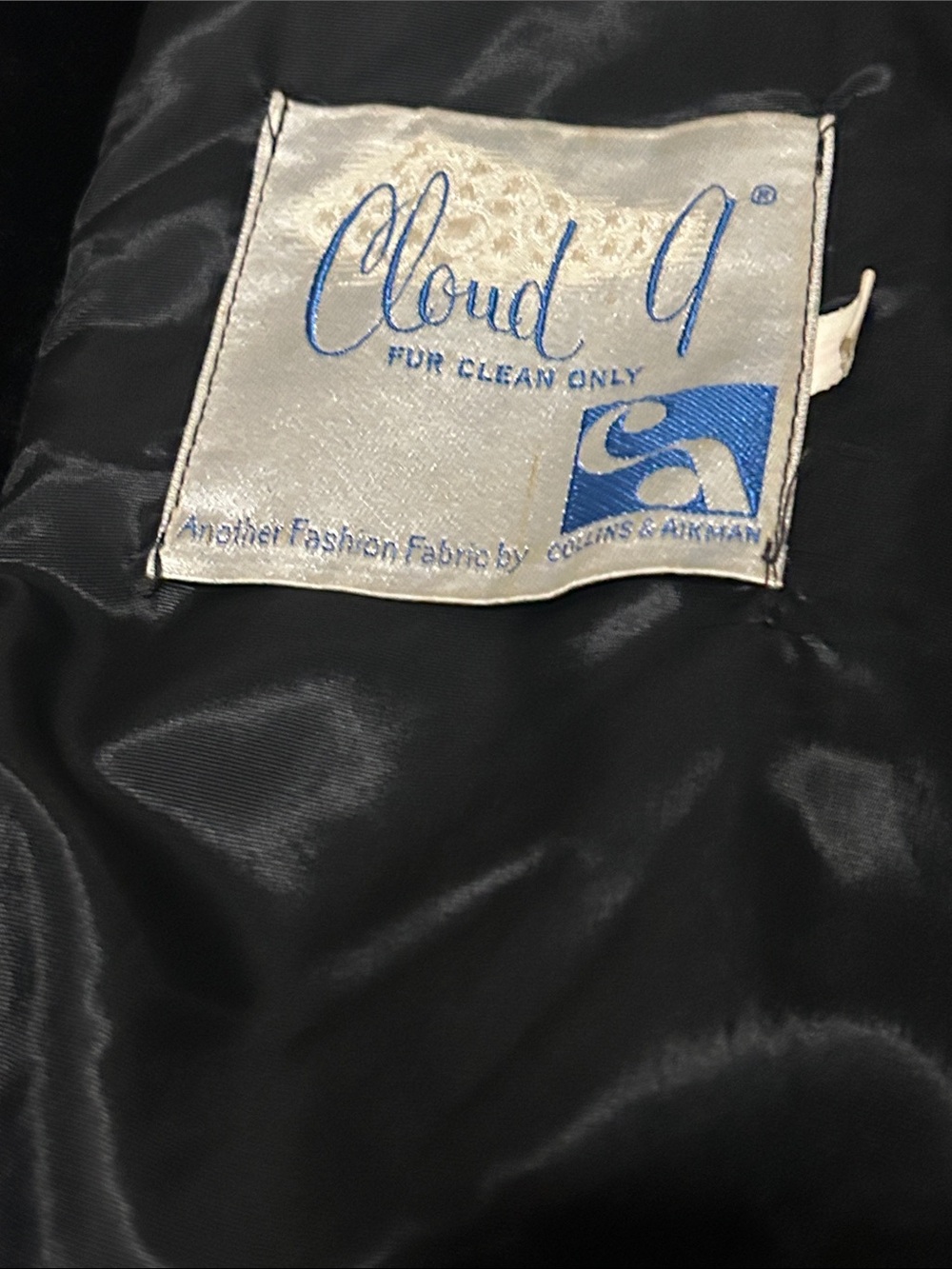 Cloud 9 Pure Rabbit Long Sleeved Double Breasted Jacket Coat - Picture 6 of 6